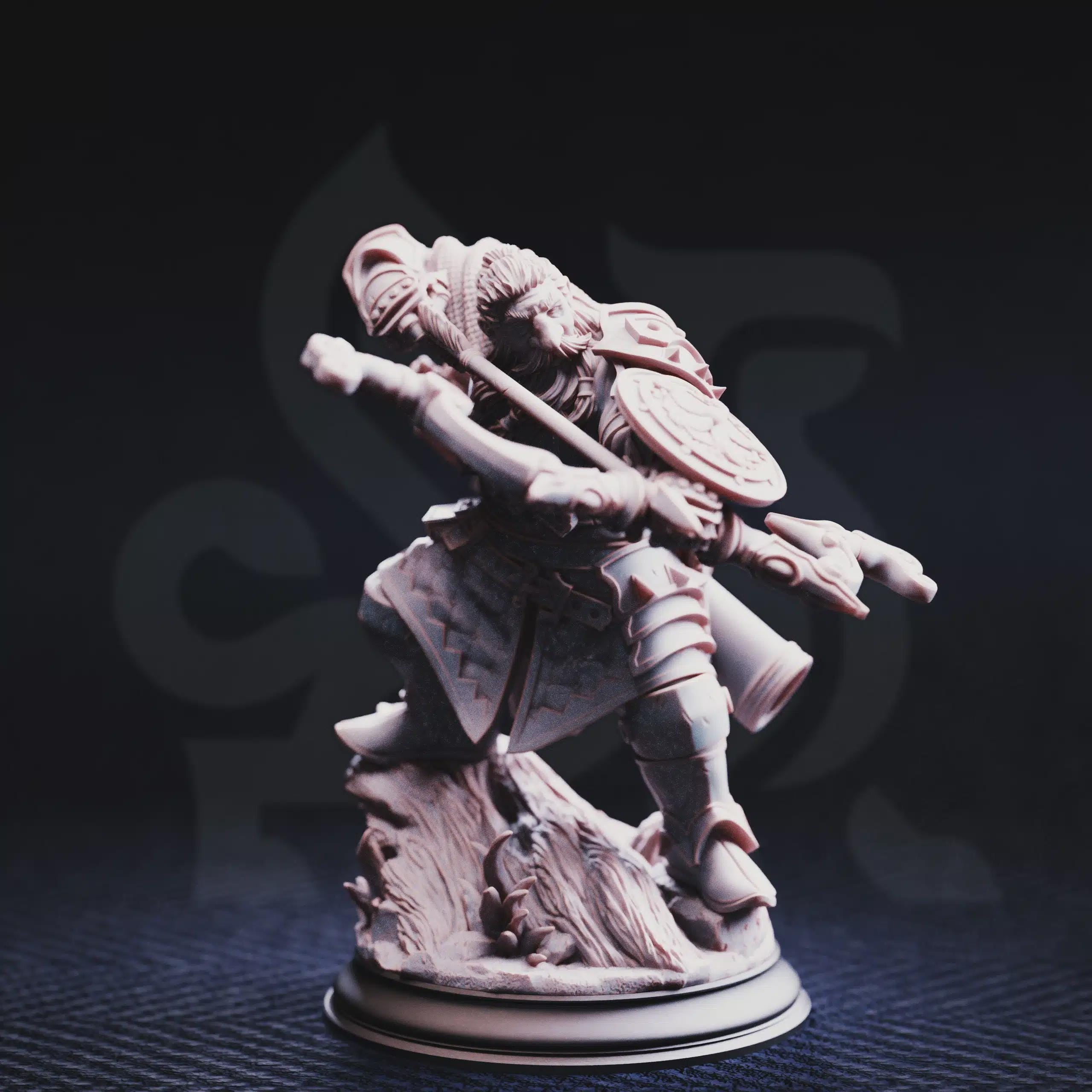 Achtum of the Meadow – Renmaeth Ranger | Fantasy D&D Miniature | Hero, Villain or NPC, Resin Model