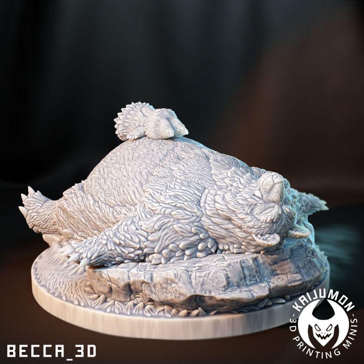 Kaijumon – Munchlax, Snorlax &GMAX Snorlax | 3D Resin Printed Figure