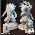 Kaijumon – Cyndaquil, Quilava, Typhlosion & Hisuian Typhlosion| 3D Resin Printed Figures