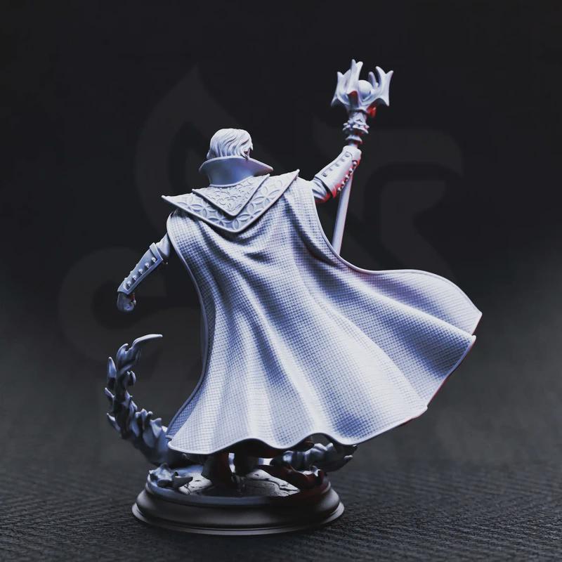 Renard the Black Hearted – Vampire Blood Mage | Fantasy D&D Miniature | Hero, Villain or NPC, Resin Model