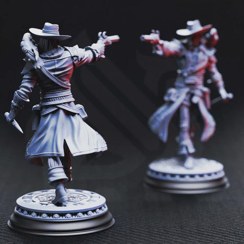 Arkham Ravenswood – Vampire Hunter  | Fantasy D&D Miniature | Hero, Villain or NPC, Resin Model