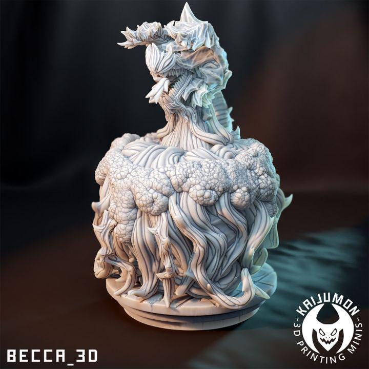 Kaijumon Evolution Line – Applin, Dipplin, Appletun, Flapple & Hydrapple | 3D Resin Printed Figures