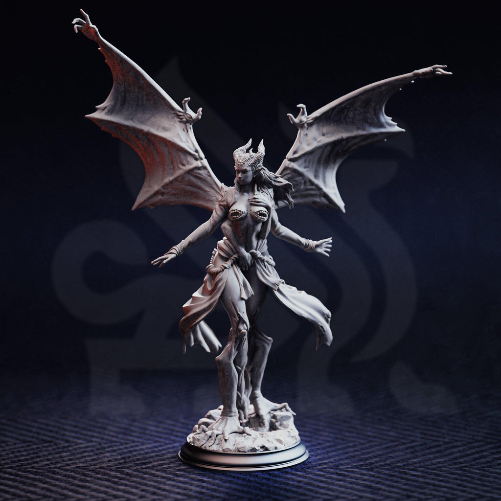 Luxuria of the Second – Devil of Lust and Hatred | Fantasy D&D Miniature | Hero, Villain or NPC, Resin Model