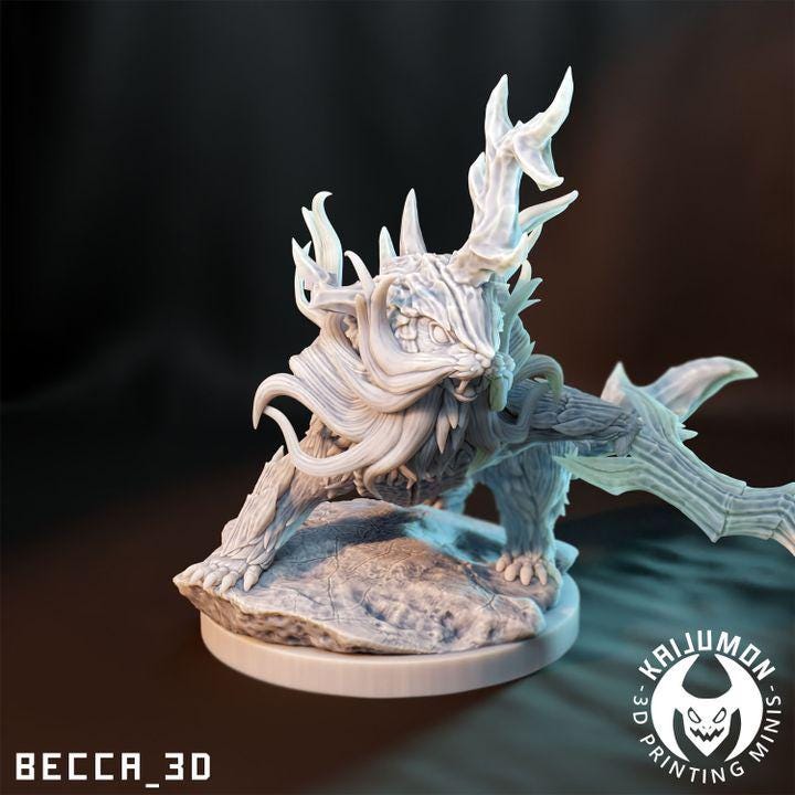 Kaijumon Oshawott, Dewott, Samurott & Mega Samurott | Resin Miniatures | Pokémon Kaiju Fusion Collectibles