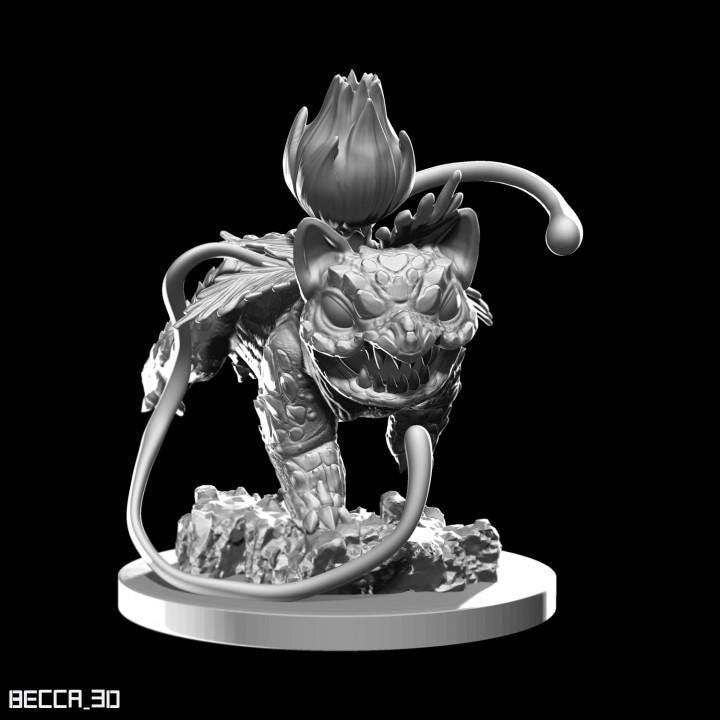 Kaijumon – Bulbasaur, Ivysaur, Venusaur, Mega Venusaur & GMAX Venusaur | Resin Miniatures | Pokémon Kaiju Fusion Collectibles