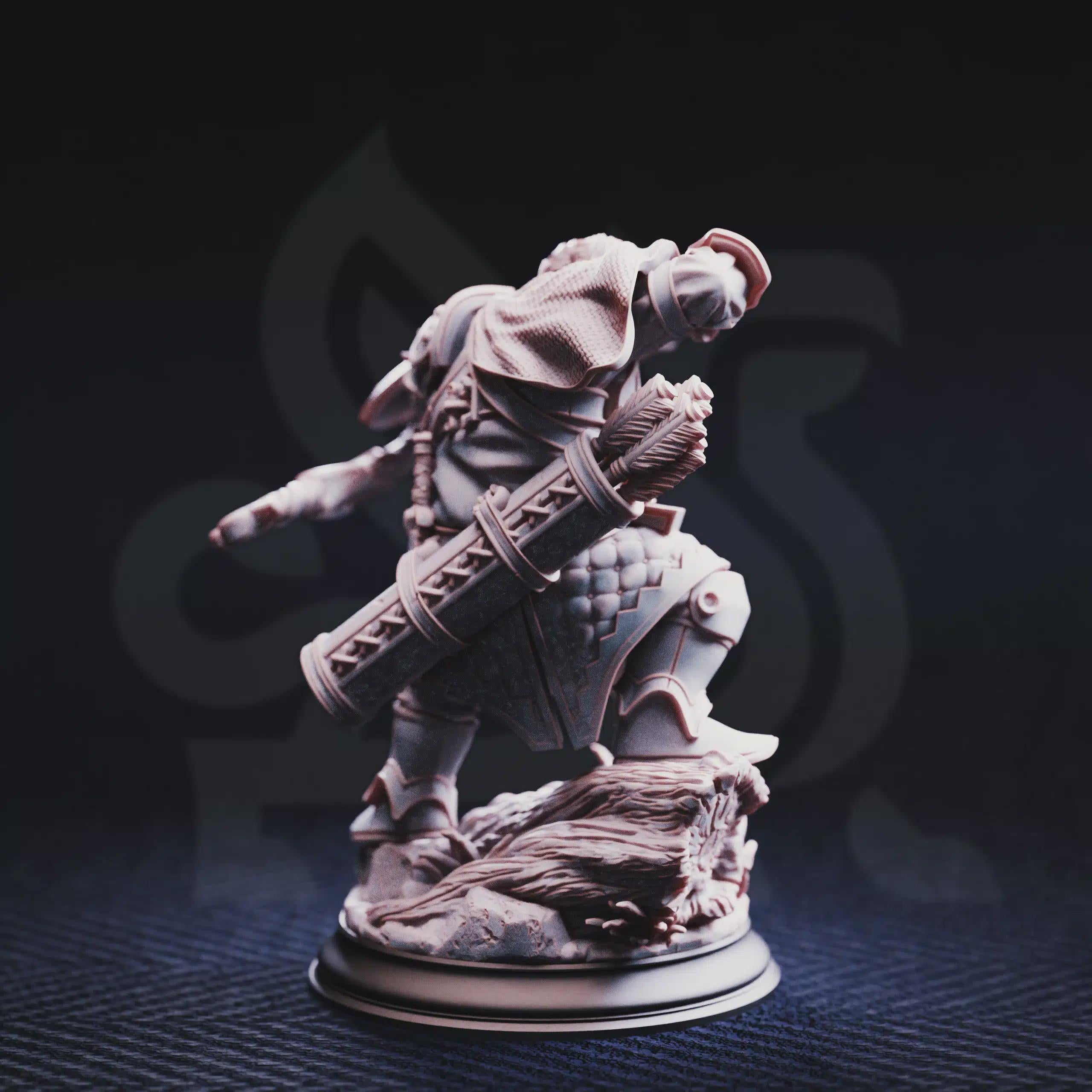 Achtum of the Meadow – Renmaeth Ranger | Fantasy D&D Miniature | Hero, Villain or NPC, Resin Model
