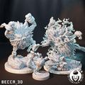 Kaijumon Mankey, Primeape & Annihilape | Resin Miniatures | Pokémon Kaiju Fusion Collectibles