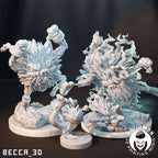 Kaijumon Mankey, Primeape & Annihilape | Resin Miniatures | Pokémon Kaiju Fusion Collectibles