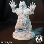 Kaijumon – Teddiursa, Ursaring, Bloodmoon & Luna Ursaring | Resin Miniatures | Pokémon Kaiju Fusion Collectibles