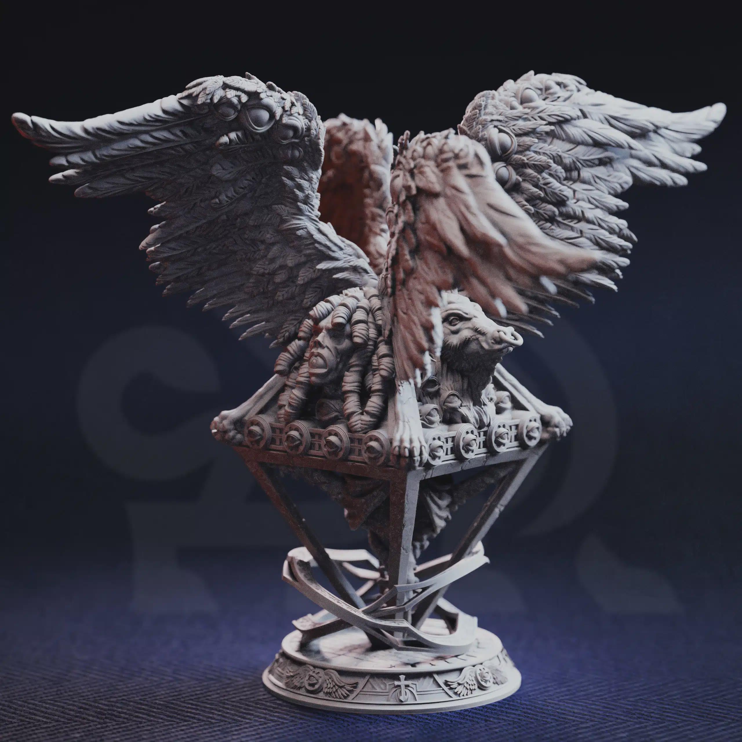 Cherubim – Gatekeeper of Syelden | Fantasy Monster Miniature | Resin Model