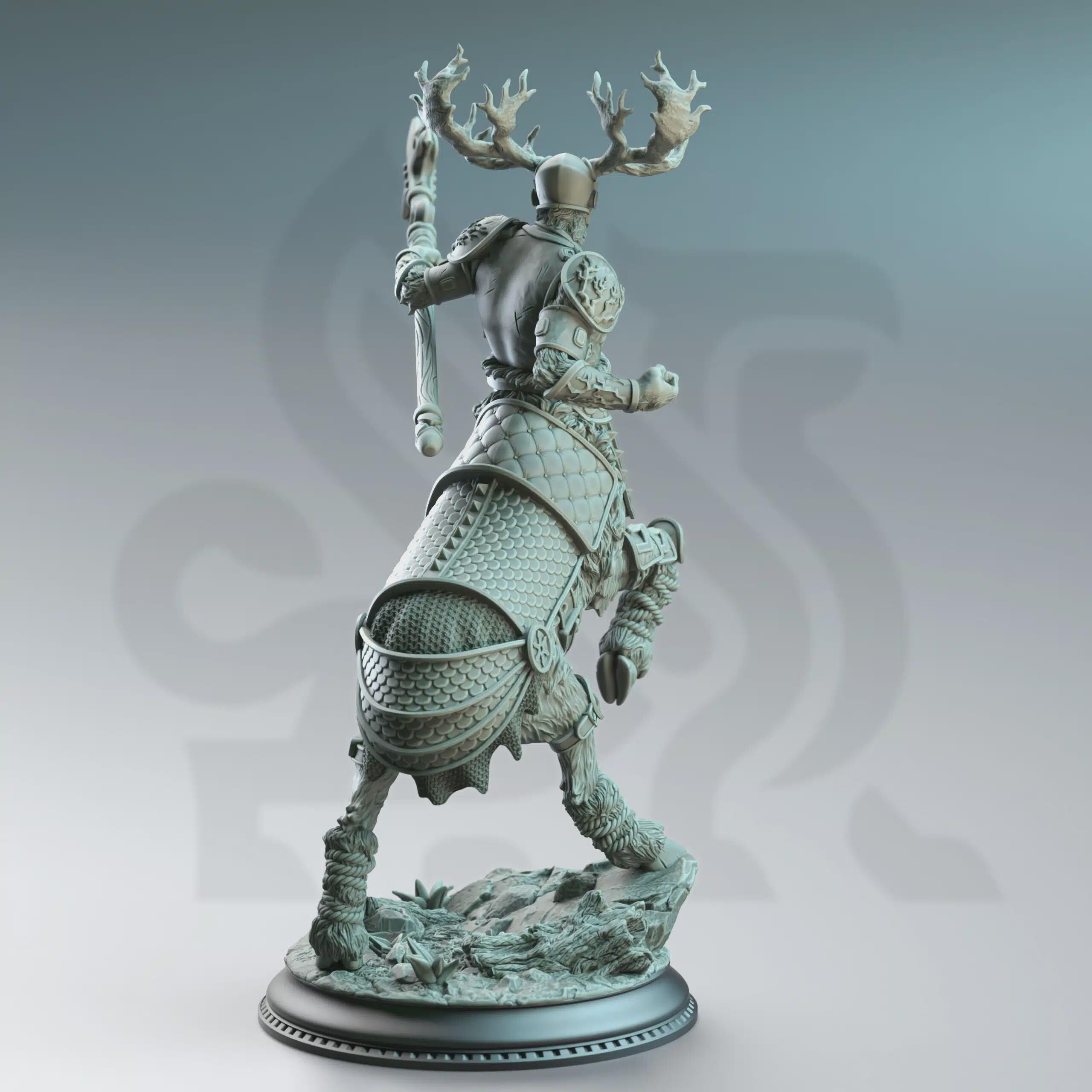 Gungnir of House Jernbark – Centaur Noble | Fantasy Monster Miniature | D&D Creature, Boss Enemy, Resin Model
