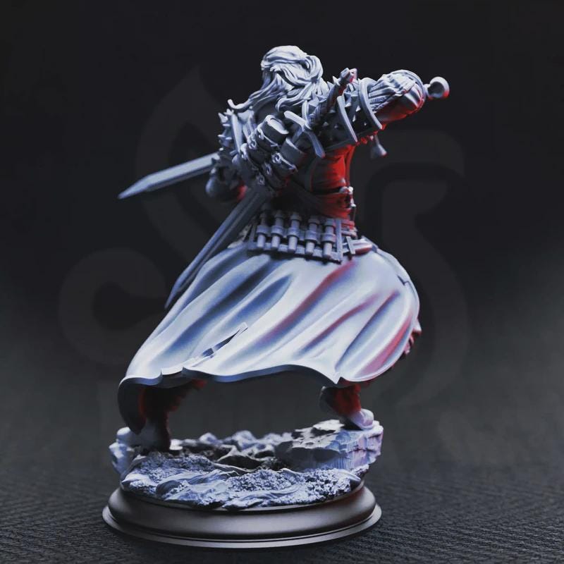 Mortimer – Hexhunter | Fantasy D&D Miniature | Hero, Villain or NPC, Resin Model