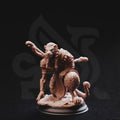 Bri’zani – Lionfolk Tracker | Fantasy D&D Miniature | Hero, Villain or NPC, Resin Model