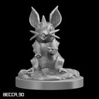 Kaijumon Nidoran Evoloution Line | Resin Miniatures | Pokémon Kaiju Fusion Collectibles