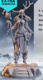 Ladies of the North – Eirnora  | 32mm Resin Mini | Viking Shieldmaiden | TTRPG Wargaming Figure