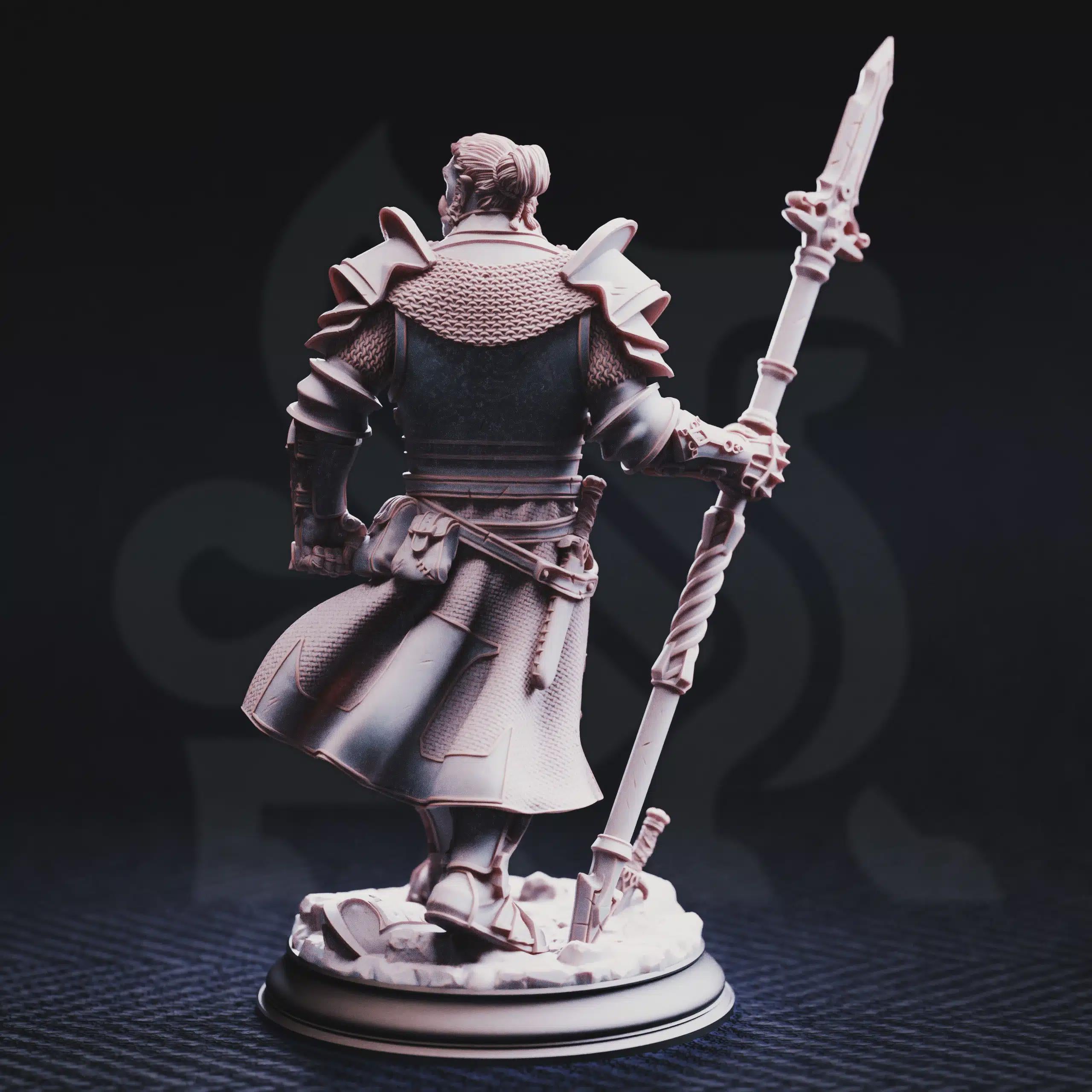 Krunthar – Knight of Horauthin | Fantasy D&D Miniature | Hero, Villain or NPC, Resin Model