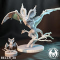 Kaijumon Noibat & Noivern | Resin Miniatures | Pokémon Kaiju Fusion Collectibles