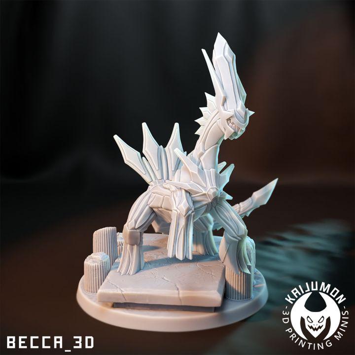 Kaijumon Dialga | Resin Miniatures | Pokémon Kaiju Fusion Collectibles
