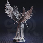 Caerian the Inevitable – Angel of Death | Fantasy D&D Miniature | Hero, Villain or NPC, Resin Model