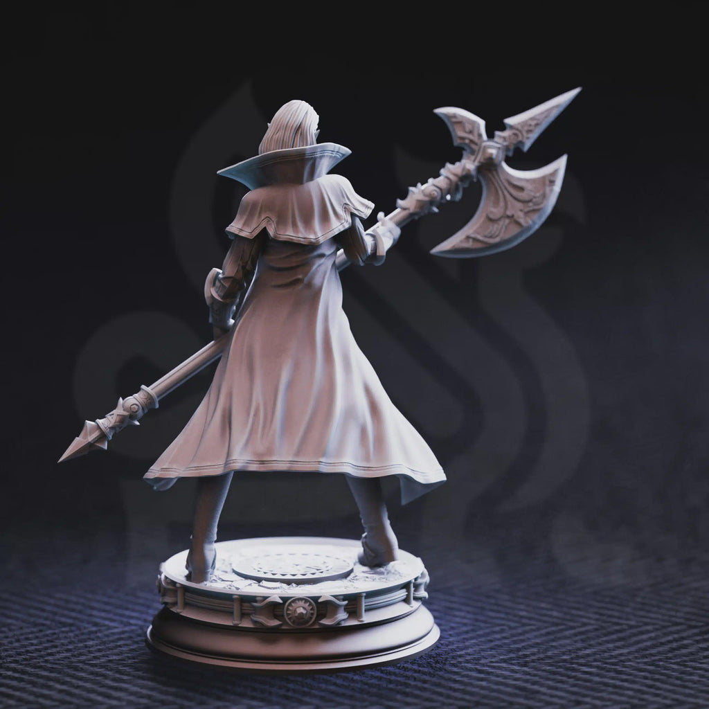 Vika “Doll Lips” – Half-Orc Interrogator | Fantasy D&D Miniature | Hero, Villain or NPC, Resin Model