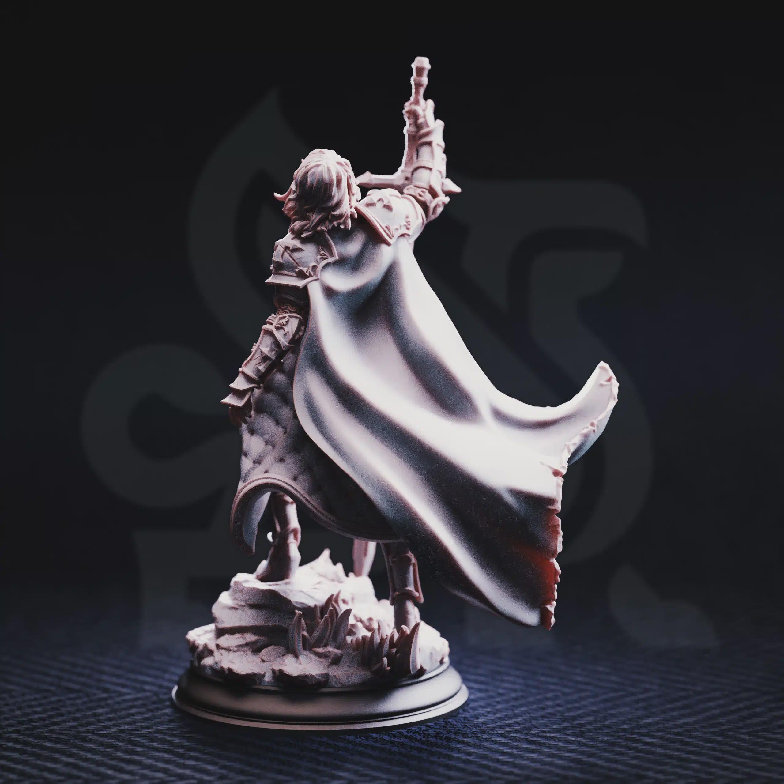 Jeanne du Lac – Maiden of Justice | Fantasy D&D Miniature | Hero, Villain or NPC, Resin Model