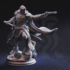 Sir Enidus - Knight-Errant Miniature | Fantasy D&D Miniature | Hero, Villain or NPC, Resin Model