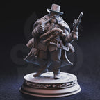 Torgrik “Tall Hat” -Dwarven Gunslinging Gangster | Fantasy D&D Miniature | Hero, Villain or NPC, Resin Model
