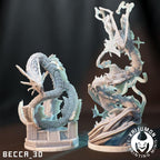Kaijumon Rayquazza & Mega Rayquazza | Resin Miniatures | Pokémon Kaiju Fusion Collectibles