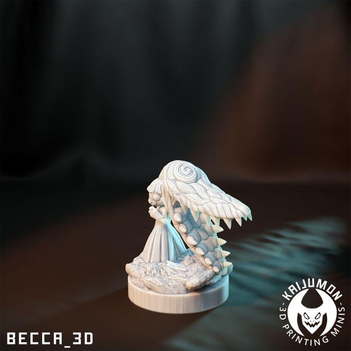 Kaijumon Mawile & Mega Mawile | Resin Miniatures | Pokémon Kaiju Fusion Collectibles