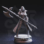 Vika “Doll Lips” – Half-Orc Interrogator | Fantasy D&D Miniature | Hero, Villain or NPC, Resin Model