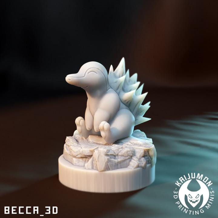 Kaijumon – Cyndaquil, Quilava, Typhlosion & Hisuian Typhlosion| 3D Resin Printed Figures