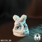 Kaijumon – Turtwig, Grotle & Torterra | Resin Miniatures | Pokémon Kaiju Fusion Collectibles