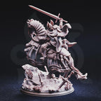 Jeanne du Lac – Knight of Justice | Fantasy D&D Miniature | Hero, Villain or NPC, Resin Model