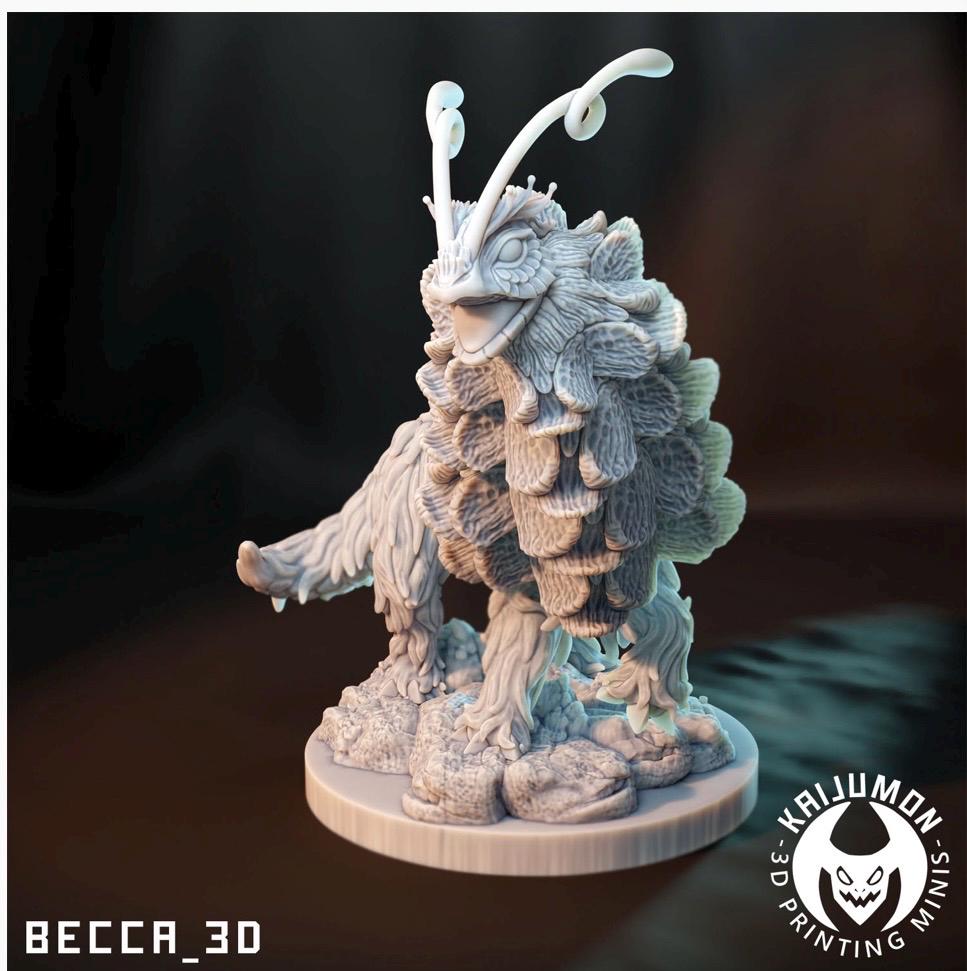 Kaijumon Chikorita, Bayleef, Meganium & Mega Meganium | Resin Miniatures | Pokémon Kaiju Fusion Collectibles