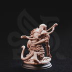 Bri’zani – Lionfolk Tracker | Fantasy D&D Miniature | Hero, Villain or NPC, Resin Model
