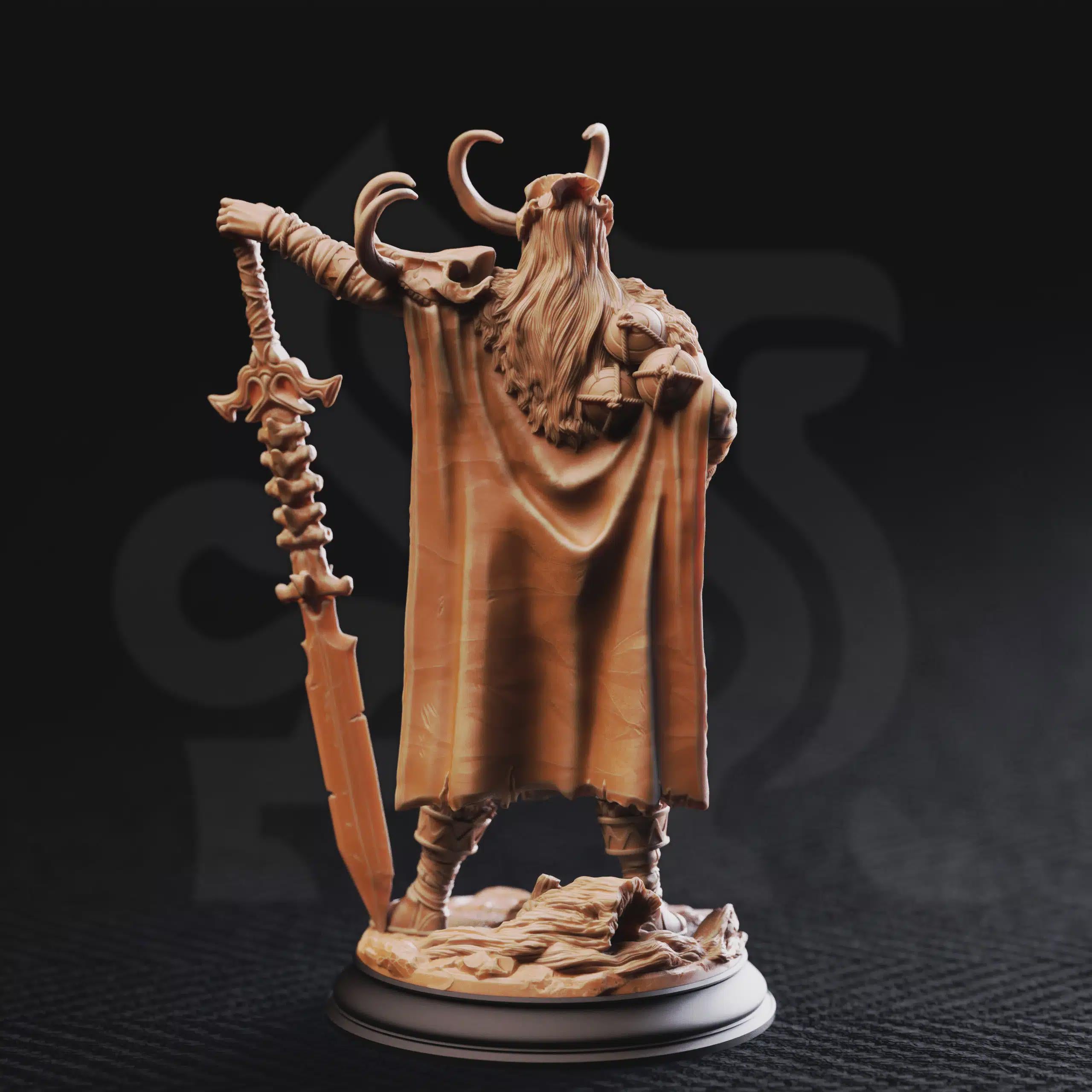 Skadi – Maiden of Vengeance | Fantasy D&D Miniature | Hero, Villain or NPC, Resin Model