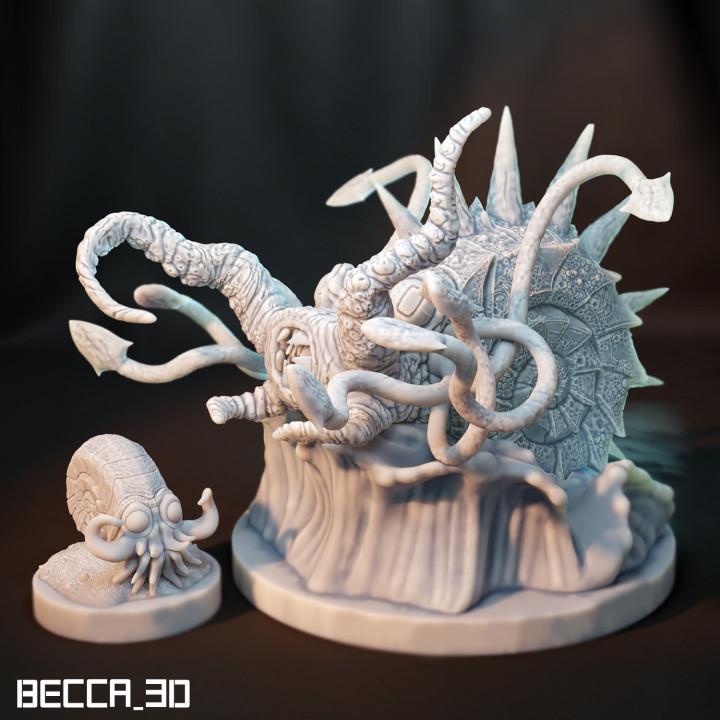 Kaijumon Omanyte & Omastar | Resin Miniatures | Pokémon Kaiju Fusion Collectibles