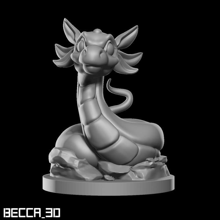 Kaijumon Dratini, Dragonair, Dragonite & Mega Dragonite| 3D Resin Printed Figures | Unpainted Miniatures for Painting, Display, or TTRPG