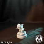 Kaijumon Frigibax, Arctibax & Baxcalibur | Resin Miniatures | Pokémon Kaiju Fusion Collectibles