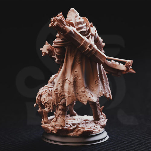 Brox – Orc Beastmaster | Fantasy D&D Miniature | Hero, Villain or NPC, Resin Model