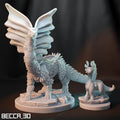 Kaijumon Amaura & Aurorus | Resin Miniatures | Pokémon Kaiju Fusion Collectibles