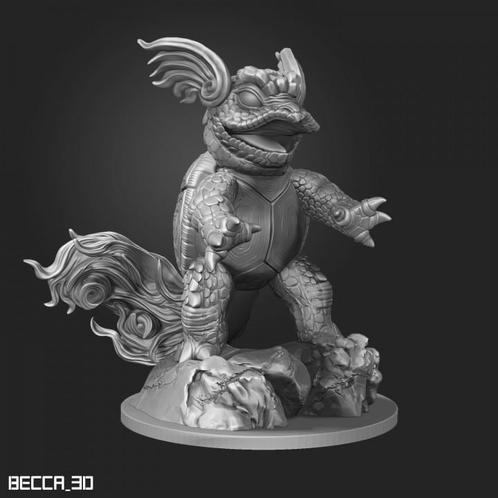 Kaijumon – Squirtle, Wartortle, Blastoise, Mega Blastoise & GMAX Blastoise | Resin Miniatures | Pokémon Kaiju Fusion Collectibles
