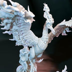 Kaijumon Moltres | Resin Miniatures | Pokémon Kaiju Fusion Collectibles