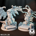 Kaijumon Giratina – Original & Altered Form | Resin Miniatures | Pokémon Kaiju Fusion Collectibles